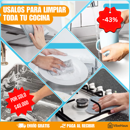 Paños De Limpieza X 10 Unidades