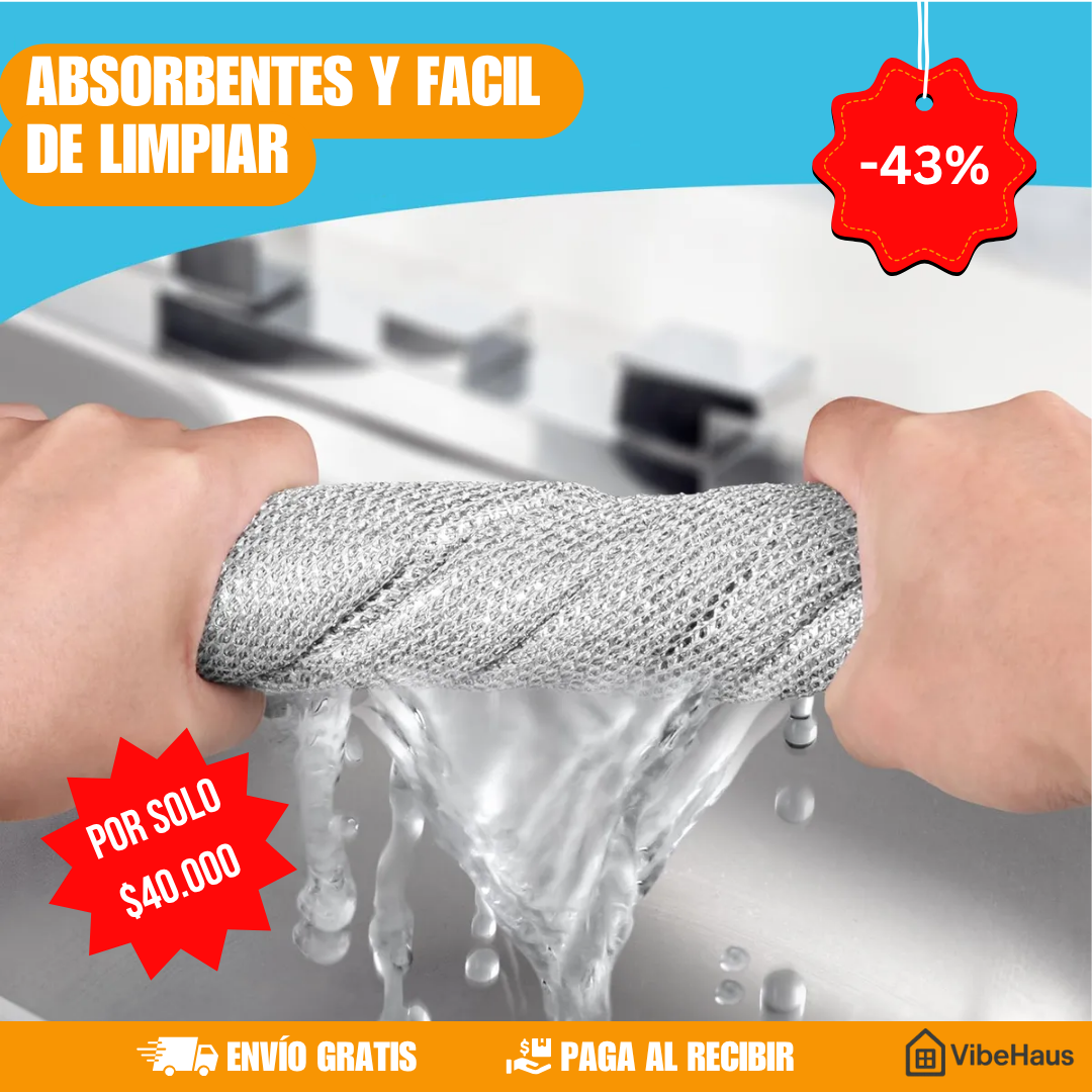 Paños De Limpieza X 10 Unidades