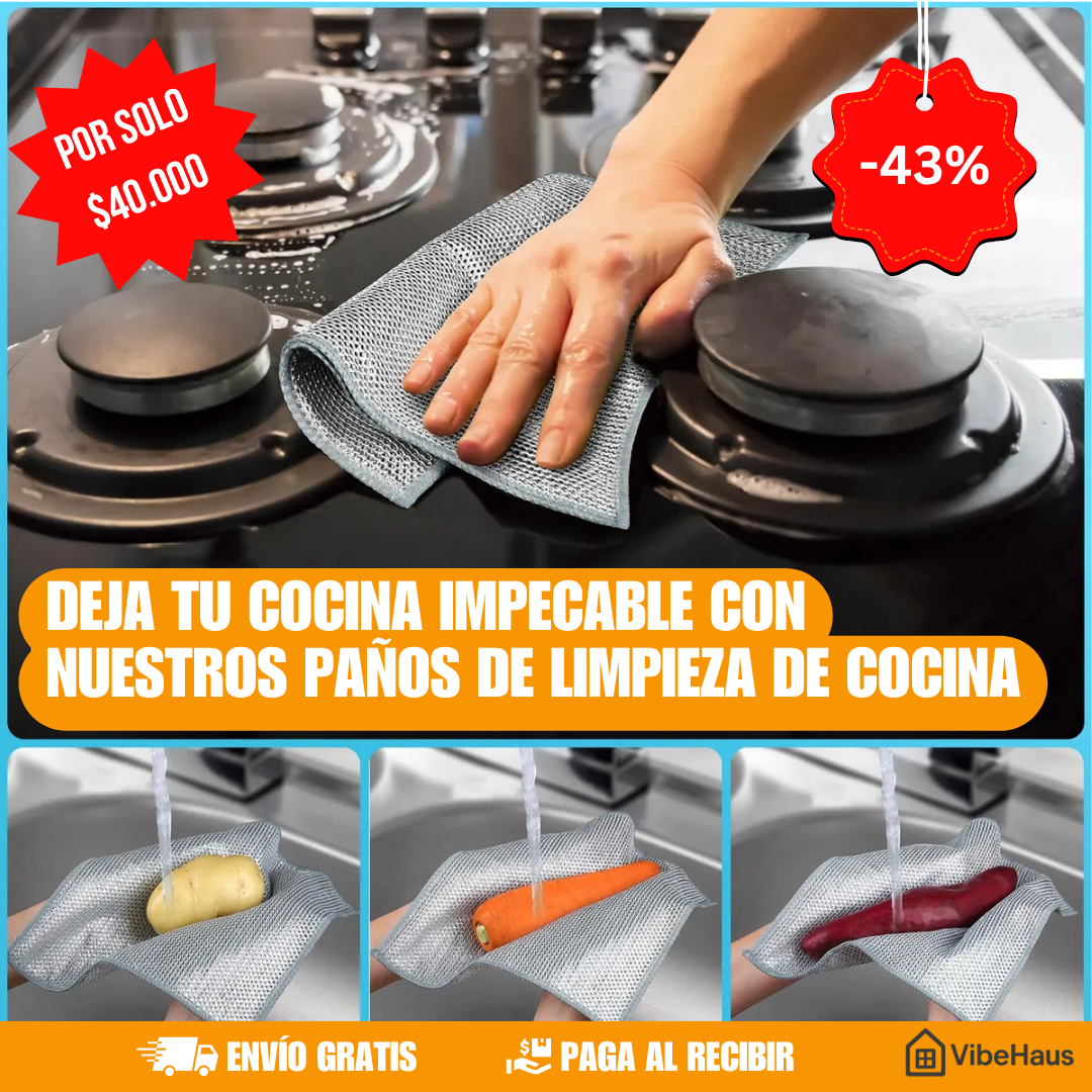 Paños De Limpieza X 10 Unidades