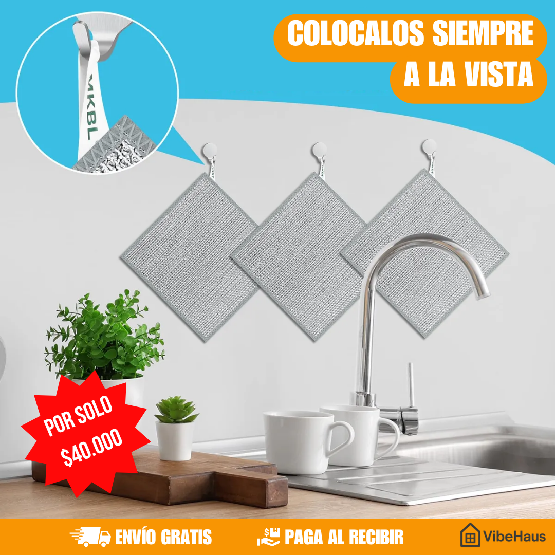 Paños De Limpieza X 10 Unidades