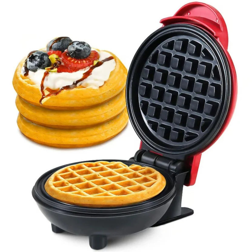 Mini Wafflera Electrica Antiadherente