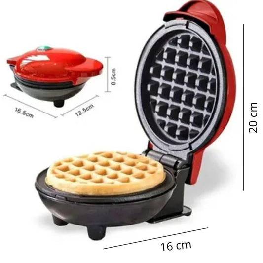 Mini Wafflera Electrica Antiadherente